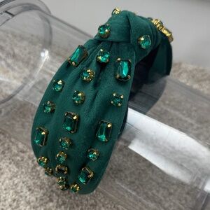 Emerald Green Jeweled Headband